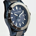 Jacques Lemans Jacques Lemans Hybromatic 1-2222B автокварц (кинетик) мужские часы часы крупный план синий циферблата