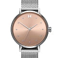 MVMT MVMT Dot 28000030-D  28000030-D кварцевые женские часы розовый циферблат, браслет нержавеющая сталь — вид спереди