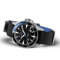 Hamilton Hamilton Khaki Navy Scuba Auto H82315931, khaki navy швейцария мужские часы на браслете тканевый боковой вид