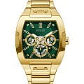 Guess Guess Trend GW0456G3  GW0456G3 кварцевые мужские часы зеленый циферблат, браслет нержавеющая сталь с ip-покрытием — вид спереди