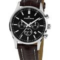 Jacques Lemans Jacques Lemans  Classic 1-2025A  1-2025A кварцевые мужские часы черный циферблат, браслет кожаный — вид спереди