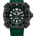 Citizen Citizen Promaster BN0228-06W  BN0228-06W кварцевые мужские часы зеленый циферблат, браслет полиуретан — вид спереди
