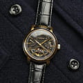 Earnshaw Earnshaw Longcase ES-8169-05 мужские часы черный циферблат на запястье