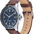 Tommy Hilfiger Tommy Hilfiger Classic 1791905  американские мужские часы на браслете кожаный боковой вид