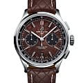 Breitling Breitling Premier B01 Chronograph 42 Bentley Centenary Limited Edition AB01181A1Q1X2  AB01181A1Q1X2 механические мужские часы коричневый циферблат, браслет кожаный — вид спереди