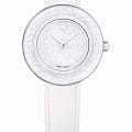 Swarovski Swarovski Crystalline Lustre 5668887  5668887 кварцевые женские часы серебристый циферблат, браслет кожаный — вид спереди