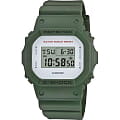 Casio Casio G-Shock DW-5600M-3 DW-5600 DW-5600M-3E электронные мужские часы серый циферблат, браслет пластик — вид спереди
