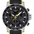 Tissot Tissot SuperSport Chrono Tour De France 2020 T125.617.17.051.00 SuperSport Chrono T1256171705100 кварцевые мужские часы  серый циферблат, браслет каучук — вид спереди