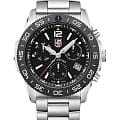 Luminox Luminox Pacific Diver Chronograph XS.3142  XS.3142 кварцевые мужские часы черный циферблат, браслет нержавеющая сталь 316l — вид спереди