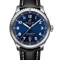 Breitling Breitling Aviator 8 Automatic 41 A17315101C1X2  A17315101C1X2 механические мужские часы синий циферблат, браслет кожаный — вид спереди