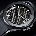 D1 Milano D1 Milano Carbonlite CLRJ01 кварцевые мужские часы часы крупный план черный циферблата