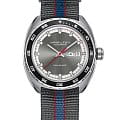 Hamilton Hamilton American Classic Pan Europ Day Date Auto H35415982  H35415982 механические мужские часы серый циферблат, браслет тканевый — вид спереди