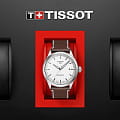 Tissot Tissot Gent XL Swissmatic T116.407.16.011.00 механические мужские часы часы, крупный план белый циферблат