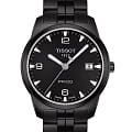 Tissot Tissot PR 100 T049.410.33.057.00 PR 100 T0494103305700 кварцевые мужские часы черный циферблат, браслет  — вид спереди