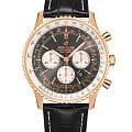 Breitling Breitling Navitimer B01 Chronograph 46 RB0127121F1P1  RB0127121F1P1 механические мужские часы  циферблат, браслет кожаный — вид спереди
