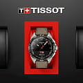 Tissot Tissot T-Touch Connect Solar T121.420.47.051.07 кварцевые мужские часы часы, крупный план черный циферблат