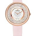 Swarovski Swarovski 5376086  5376086 кварцевые женские часы серебристый циферблат, браслет кожаный — вид спереди