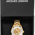 Jacques Lemans Jacques Lemans Automatic 1-2087J мужские часы серебристый циферблат на запястье