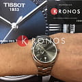 Tissot Tissot PR 100 Dual Time T101.452.11.061.00 кварцевые мужские часы часы крупный план серый циферблата