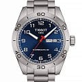 Tissot Tissot PRS 516 Powermatic 80 T131.430.11.042.00 PRS 516 T1314301104200 механические мужские часы  синий циферблат, браслет нержавеющая сталь — вид спереди