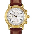 Tissot Tissot Bridgeport Automatic Valjoux 18K Gold T71.3.435.33 Bridgeport T71343533 механические мужские часы белый циферблат, браслет кожаный — вид спереди