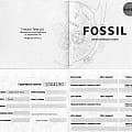 Fossil ES3405 женские часы застежка крупным планом