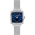 Tissot Tissot Lovely Square T058.109.11.041.00 Lovely T0581091104100 кварцевые женские часы синий циферблат, браслет нержавеющая сталь — вид спереди