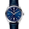 TAG Heuer TAG Heuer Carrera WBN2112.FC6504  WBN2112.FC6504 механические мужские часы  синий циферблат, браслет кожаный — вид спереди