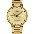 Mido Mido Commander 1959 M8429.3.22.23  M842932223 механические мужские часы золотой циферблат, браслет нержавеющая сталь с pvd-покрытием — вид спереди