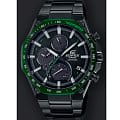 Casio Casio Edifice EQB-1100XDC-1A кварцевые мужские часы часы крупный план черный циферблата
