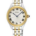 Seiko Seiko Conceptual Series Dress SUR330P1  SUR330P1 кварцевые женские часы белый циферблат, браслет сталь c pvd покрытием — вид спереди