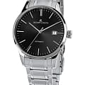Jacques Lemans Jacques Lemans London 1-2073G  1-2073G механические мужские часы черный циферблат, браслет нержавеющая сталь — вид спереди