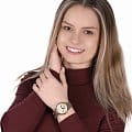 Armani Exchange Armani Exchange Cayde  AX4327,  италия женские часы на браслете сталь с ip покрытием боковой вид