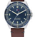Tommy Hilfiger Tommy Hilfiger Classic 1791905  1791905 кварцевые мужские часы  синий циферблат, браслет кожаный — вид спереди