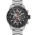 TAG Heuer TAG Heuer Carrera CAR201V.BA0766  CAR201V.BA0766 механические мужские часы серый циферблат, браслет нержавеющая сталь — вид спереди