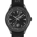 Plein Sport Plein Sport PS5BA0424  PS5BA0424 кварцевые мужские часы черный циферблат, браслет силикон — вид спереди