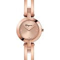 Salvatore Ferragamo Salvatore Ferragamo FAT070017  FAT070017 кварцевые женские часы  розовый циферблат, браслет сталь с ip покрытием — вид спереди