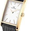 Daniel Wellington Daniel Wellington Bound Black Crocodile Gold DW00100740,  швеция женские часы на браслете кожаный боковой вид