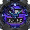 Casio GA-700VB-1AER мужские часы застежка крупным планом