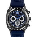 Plein Sport Plein Sport Wildcat PSGBA0323  PSGBA0323 кварцевые мужские часы  синий циферблат, браслет силикон — вид спереди