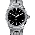 TAG Heuer TAG Heuer Link WBC2110.BA0603  WBC2110.BA0603 механические мужские часы черный циферблат, браслет нержавеющая сталь — вид спереди