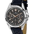 Jacques Lemans Jacques Lemans Liverpool 1-1830L  1-1830L кварцевые мужские часы серый циферблат, браслет кожаный — вид спереди
