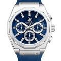 Beverly Hills Polo Club Beverly Hills Polo Club BP3815X.399  BP3815X.399 кварцевые мужские часы синий циферблат, браслет каучук — вид спереди