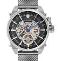 Wainer Wainer Iconic WA.25988-A  WA.25988-A механические мужские часы черный циферблат, браслет нержавеющая сталь — вид спереди