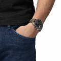 Tissot Tissot T-Touch Connect Solar T121.420.47.051.07 T Touch наручные мужские часы фото под углом.