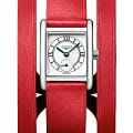 Longines Longines Mini DolceVita L5.200.4.75.3  L52004753 кварцевые женские часы бежевый циферблат, браслет кожаный — вид спереди