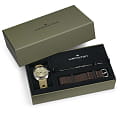 Hamilton Hamilton American Classic Pan Europ Day Date Auto H35445860 механические мужские часы часы крупный план зеленый циферблата