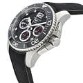 Longines Longines HydroConquest L3.783.4.56.9, hydroconquest швейцария мужские часы на браслете каучук боковой вид