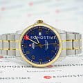 Swiss Military by Chrono Swiss Military by Chrono Сверхточные SM30200.21 кварцевые мужские часы часы крупный план синий циферблата