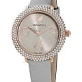 Swarovski Swarovski 5484067,  швейцария женские часы на браслете кожа + текстиль боковой вид
